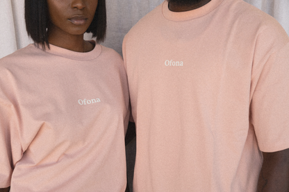 Oversized Logo Tee - Millennial Pink