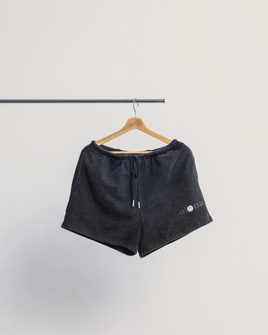 Oversized Core Sweatshort - Black