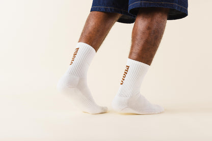 Ofona Logo Crew Socks