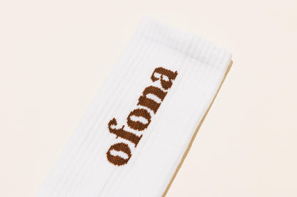 Ofona Logo Crew Socks