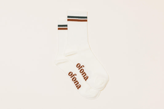 Classic Stripe Crew Socks