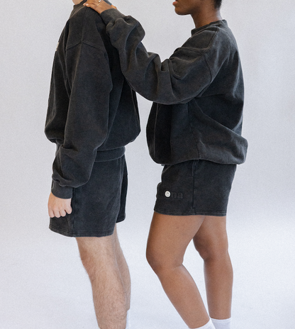 Oversized Core Sweatshort - Black